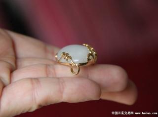 和田玉籽料包金籽